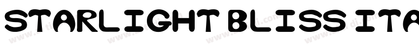 Starlight Bliss Ital字体转换